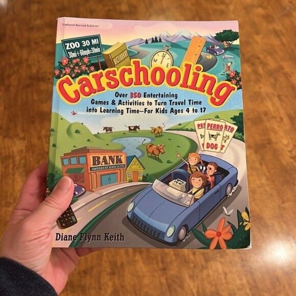 Carschooling Educational Games & Activities Book Updated 2nd Ed - Picture 2 of 3
